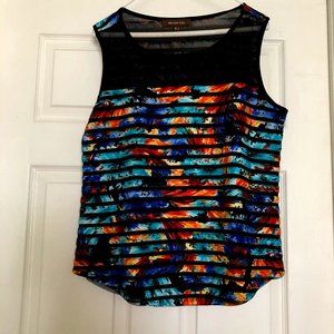 Multi-colour sleeveless top.